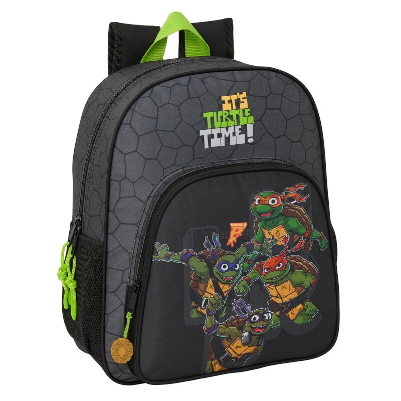 Zaino Scuola Teenage Mutant Ninja Turtles Nero Grigio 32 x 38 x 12 cm Zaino Scuola Teenage Mutant Ninja Turtles Nero Grigio 32 x 38 x 12 cm