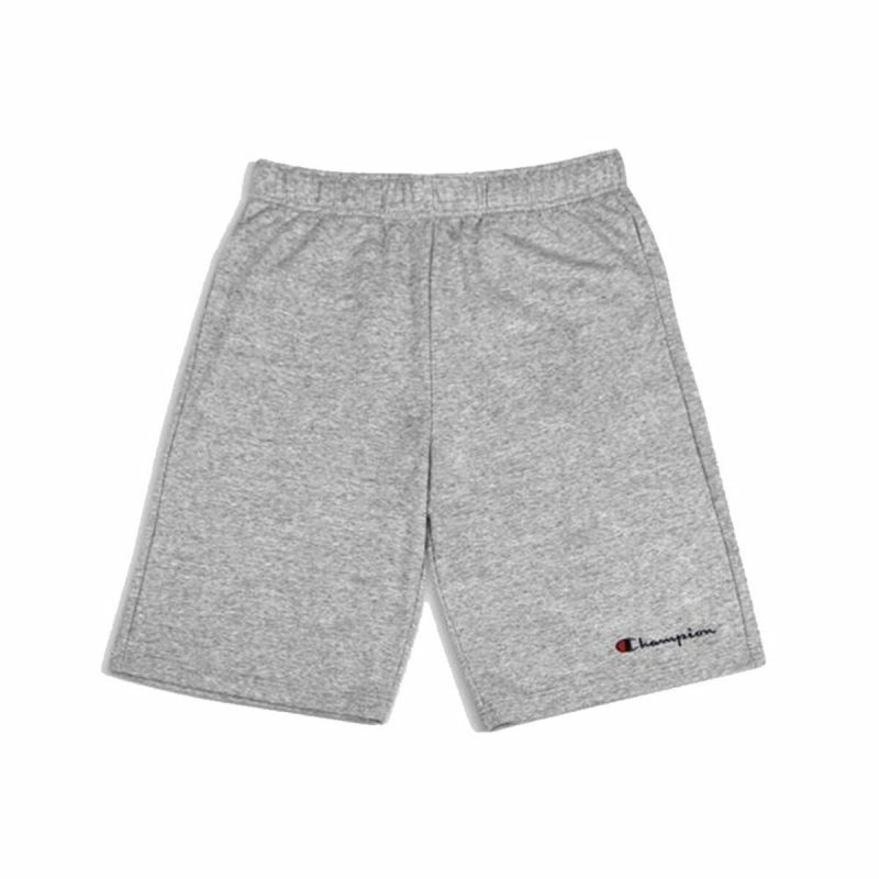 Pantaloni Corti Sportivi da Uomo Champion Essentials Grigio Pantaloni Corti Sportivi da Uomo Champion Essentials Grigio