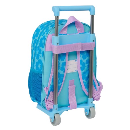 Trolley per la Scuola Lilo & Stitch Hawaii Azzurro 26 x 34 x 11 cm