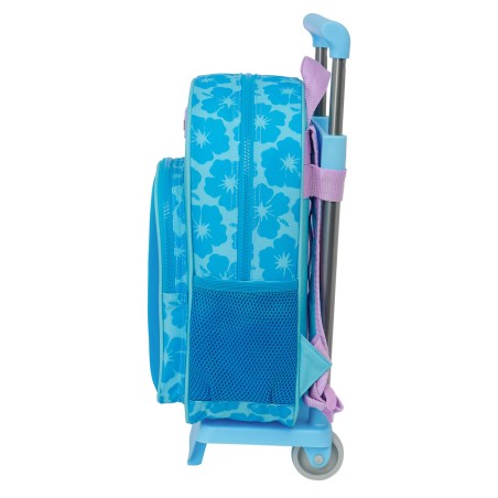 Trolley per la Scuola Lilo & Stitch Hawaii Azzurro 26 x 34 x 11 cm