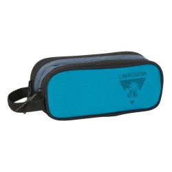 Necessaire BlackFit8 California Azzurro Nero 21 x 8 x 6 cm