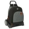 Trolley per la Scuola BlackFit8 Old school Nero Grigio 32 x 42 x 15 cm