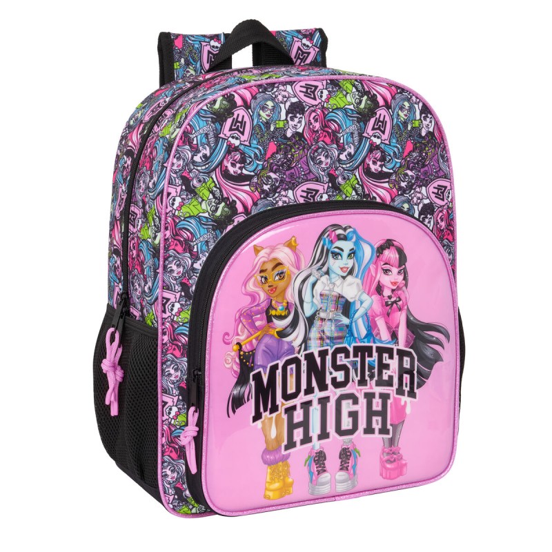 Zaino Scuola Monster High Drama Multicolore 33 x 42 x 14 cm Zaino Scuola Monster High Drama Multicolore 33 x 42 x 14 cm