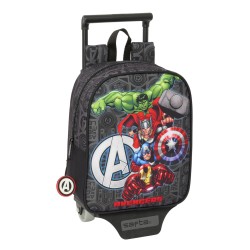 Trolley per la Scuola The Avengers Vendetta Nero 22 x 27 x 10 cm