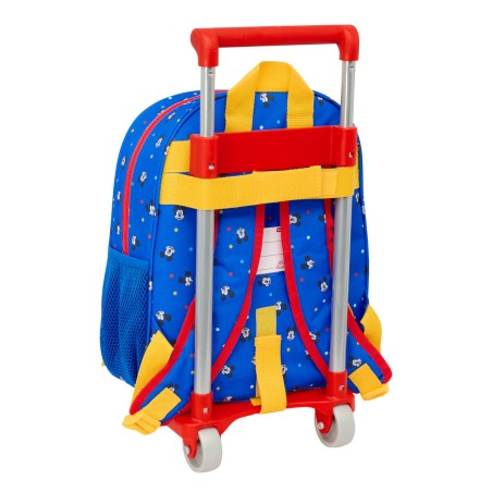 Trolley per la Scuola Mickey Mouse Clubhouse Good day Azzurro 28 x 34 x 10 cm