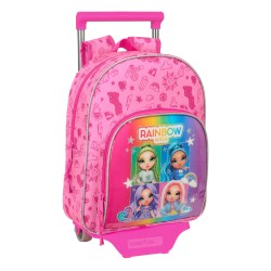 Trolley per la Scuola Rainbow High Shine Multicolore 28 x 34 x 10 cm