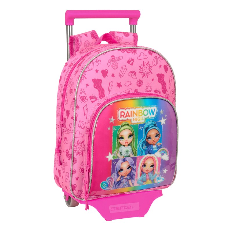 Trolley per la Scuola Rainbow High Shine Multicolore 28 x 34 x 10 cm Trolley per la Scuola Rainbow High Shine Multicolore 28 x 34 x 10 cm
