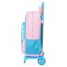Trolley per la Scuola Benetton Unique Rosa Turchese 30 x 46 x 14 cm