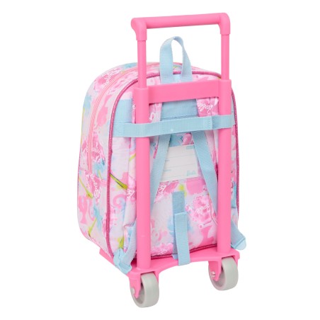 Trolley per la Scuola Barbie Painterly Rosa Blu cielo 22 x 27 x 10 cm