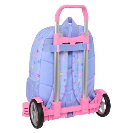 Trolley per la Scuola Benetton Lila Lilla 30 x 46 x 14 cm