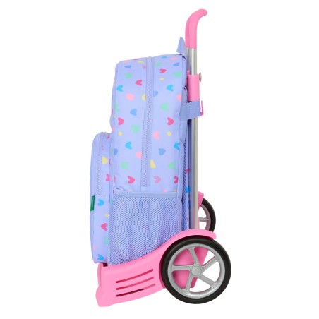 Trolley per la Scuola Benetton Lila Lilla 30 x 46 x 14 cm