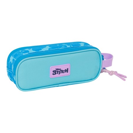 Portaoggetti Doppio Lilo & Stitch Hawaii Azzurro 21 x 8 x 6 cm