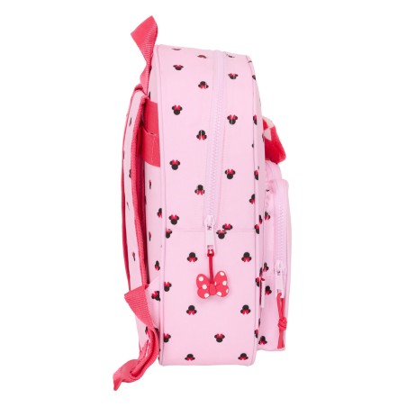 Zaino Scuola Minnie Mouse Naive Rosa 28 x 34 x 10 cm