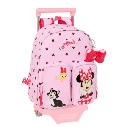 Trolley per la Scuola Minnie Mouse Naive Rosa 28 x 34 x 10 cm