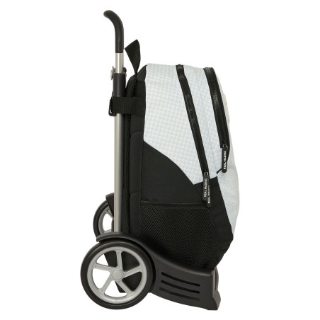 Trolley per la Scuola Real Madrid C.F. 24/25 Bianco Grigio 32 x 44 x 16 cm