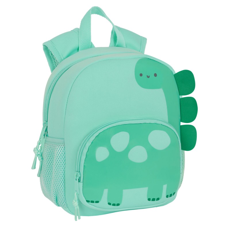Zaino per Bambini Safta Dinosauro Verde 20 x 25 x 9 cm Zaino per Bambini Safta Dinosauro Verde 20 x 25 x 9 cm