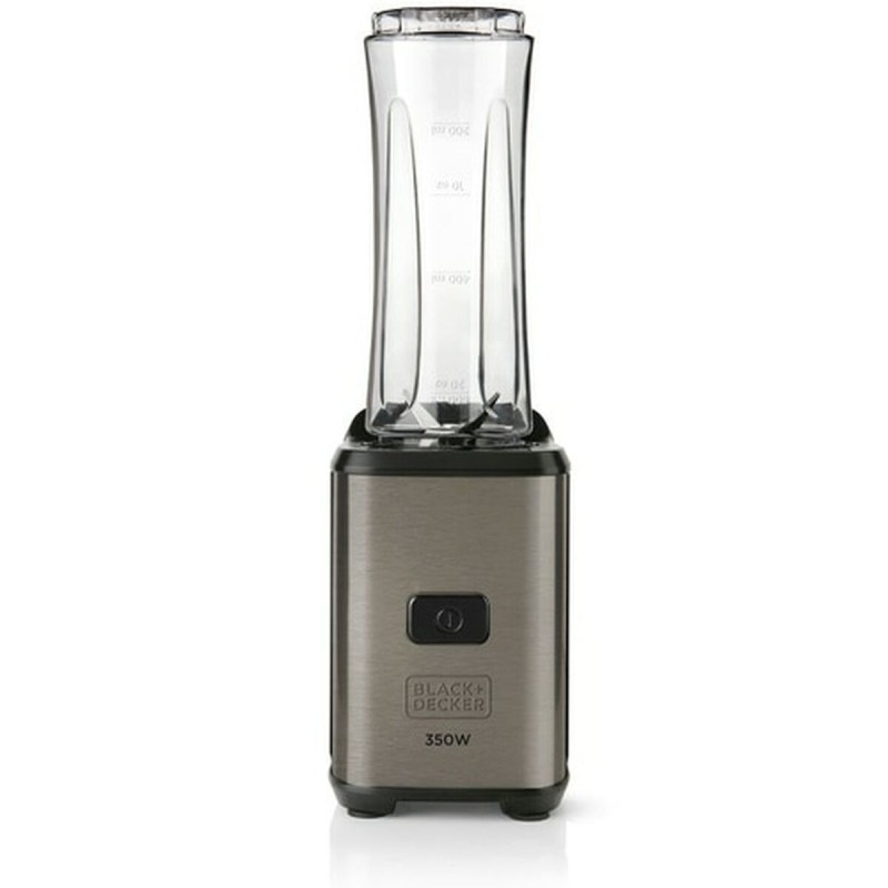 Frullatore Black & Decker Grigio Trasparente 300 W 600 ml Frullatore Black & Decker Grigio Trasparente 300 W 600 ml