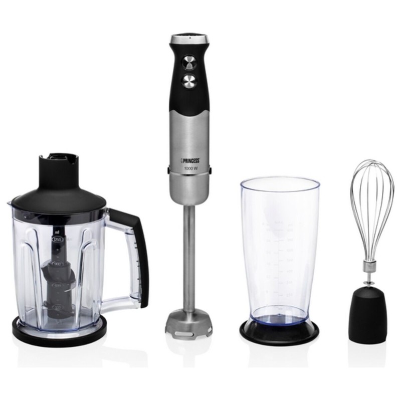 Frullatore ad Immersione Princess 01.221221.01.001 Nero 1000 W Frullatore ad Immersione Princess 01.221221.01.001 Nero 1000 W