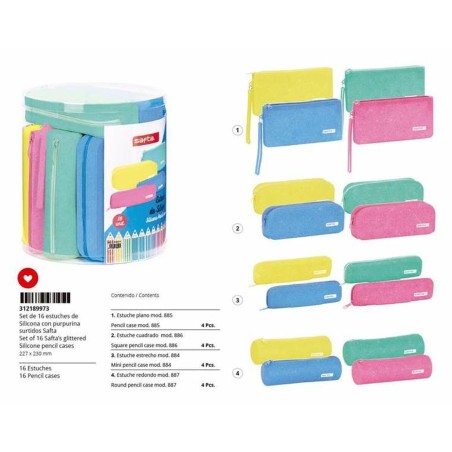 Necessaire Safta Azzurro 4 Modelli