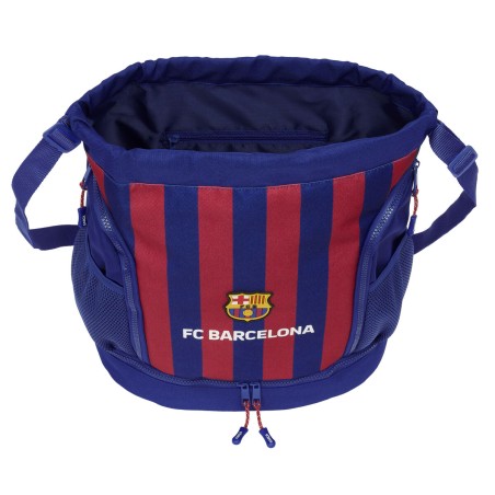 Zaino Scuola F.C. Barcelona 24/25 Rosso Granato Blu Marino 35 x 40 x 1 cm Sacco