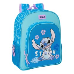 Zaino Scuola Lilo & Stitch Hawaii Azzurro 32 x 38 x 12 cm