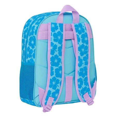 Zaino Scuola Lilo & Stitch Hawaii Azzurro 32 x 38 x 12 cm