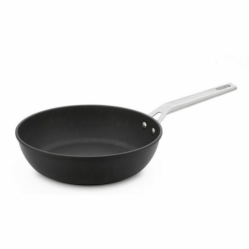 Padella Valira 4667/25 Nero Nero/Argentato Metallo Acciaio inossidabile Alluminio Padella Valira 4667/25 Nero Nero/Argentato Metallo Acciaio inossidabile Alluminio