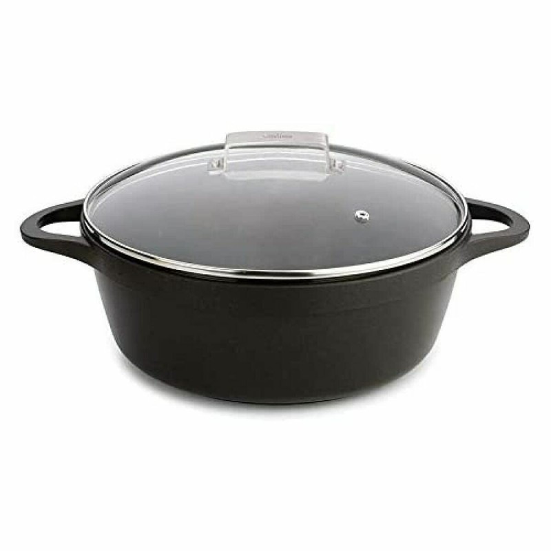Casseruola con coperchio Valira 4142/25 Nero