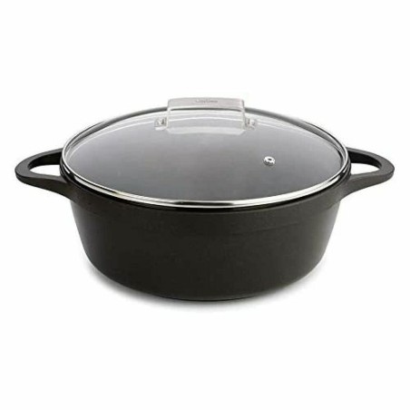 Casseruola con coperchio Valira 4142/25 Nero