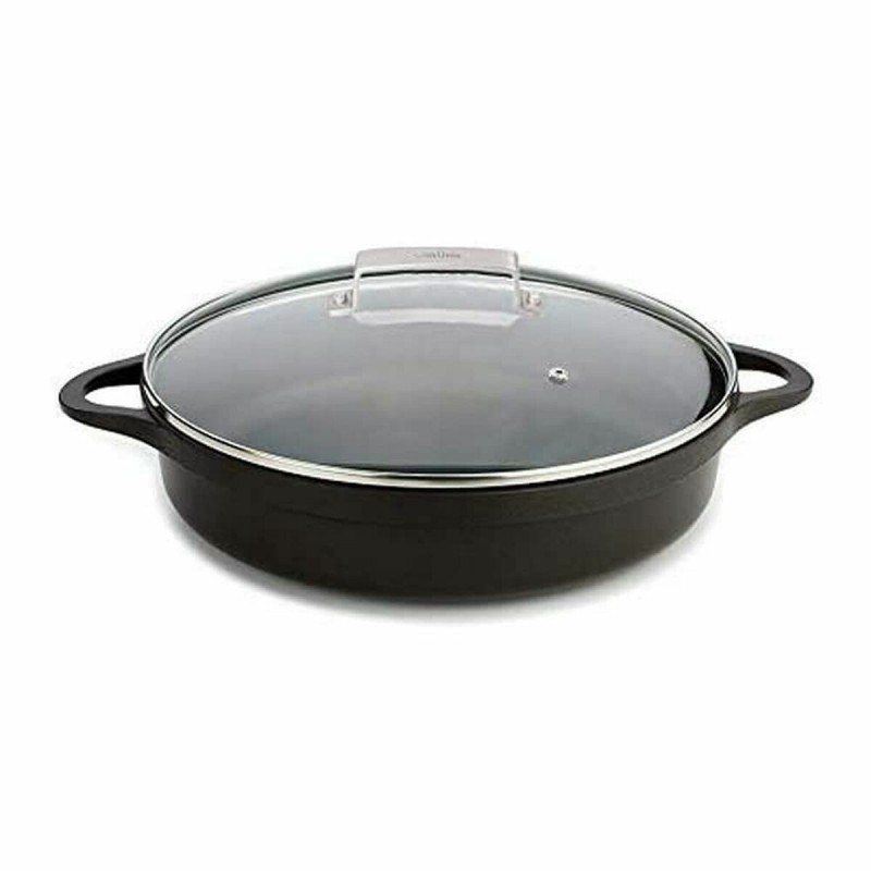 Casseruola con coperchio Valira 4137/25 Nero 5,5 L Casseruola con coperchio Valira 4137/25 Nero 5,5 L
