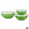 Set di Ciotole Duralex   Verde Con coperchio 3 Pezzi (4 Unità)