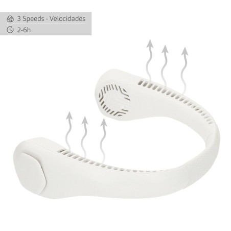 Ventilatore da collo Aktive Ricaricabile (6 Unità)