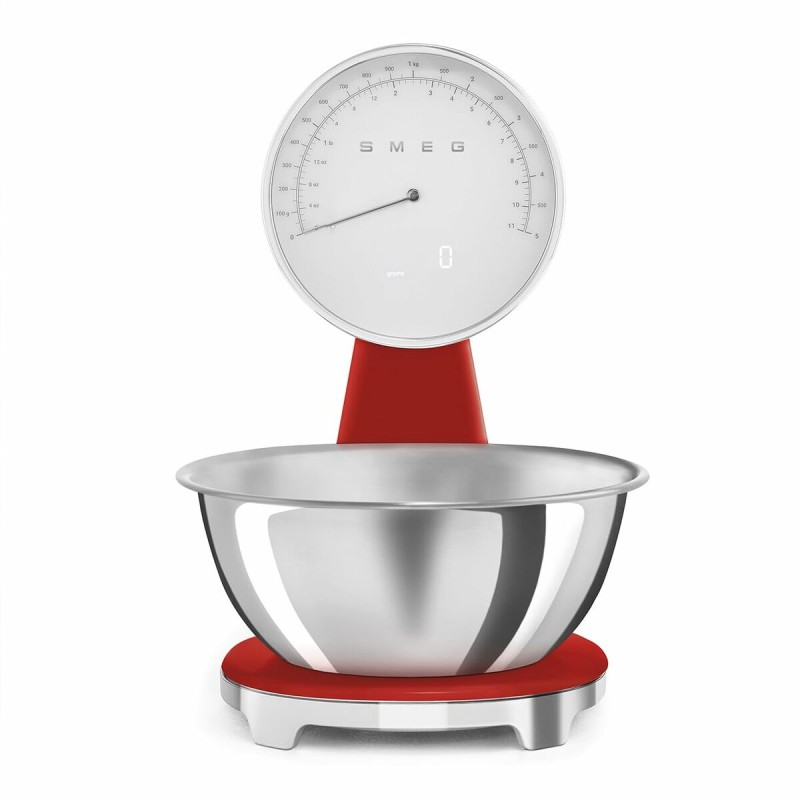 bilancia da cucina Smeg KSF01RDWW Rosso bilancia da cucina Smeg KSF01RDWW Rosso