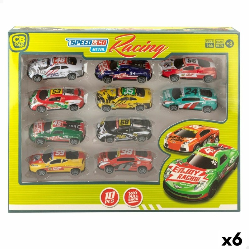 Playset di Veicoli Speed & Go 8 x 2,2 x 3,6 cm (6 Unità) Playset di Veicoli Speed & Go 8 x 2,2 x 3,6 cm (6 Unità)