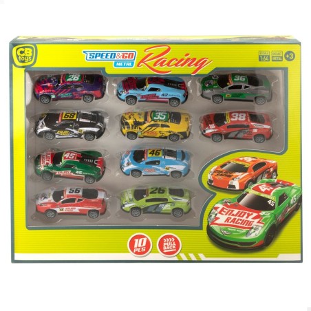 Playset di Veicoli Speed & Go 8 x 2,2 x 3,6 cm (6 Unità)