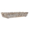 Set di Vassoi Home ESPRIT Bianco Naturale Legno di mango 40,5 x 25,5 x 6,5 cm (2 Unità)