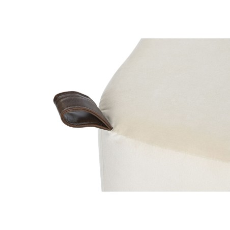 Poggiapiedi DKD Home Decor Giallo Azzurro Beige Grigio Scandi 35 x 35 x 35 cm (2 Unità)