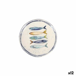 Piatto da Dolce La Mediterránea Peixe Ø 20 cm (12 Unità)