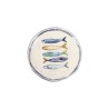 Piatto da Dolce La Mediterránea Peixe Ø 20 cm (12 Unità)