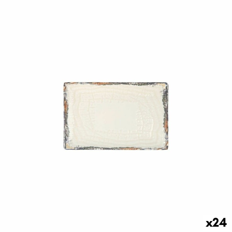 Vassoio La Mediterránea Albus 20 x 13 x 2 cm (24 Unità) Vassoio La Mediterránea Albus 20 x 13 x 2 cm (24 Unità)