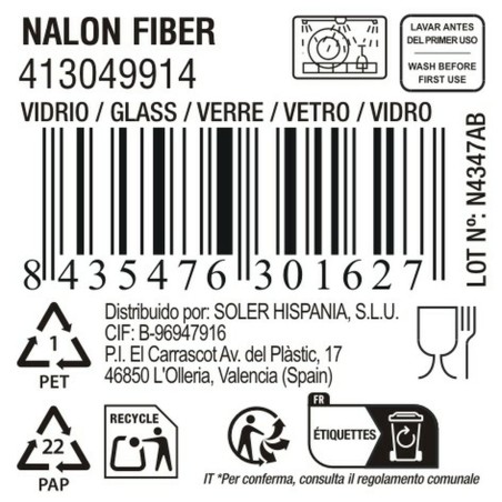 Bicchiere di acqua La Mediterránea Nalon fiber (36 Unità)