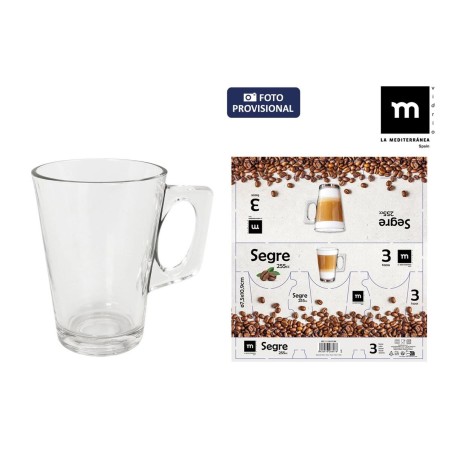 Set di Tazze da Caffè La Mediterránea Segre 3 Pezzi (16 Unità)