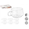 Tazza Vivalto OCT-DG23213L Trasparente 280 ml (6 Unità)