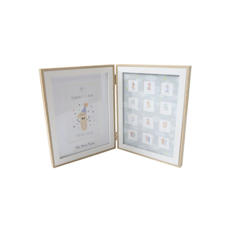 Cornice Portafoto Home ESPRIT Cristallo Legno MDF 36 x 3 x 23 cm (2 Unità) Cornice Portafoto Home ESPRIT Cristallo Legno MDF 36 x 3 x 23 cm (2 Unità)