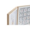 Cornice Portafoto Home ESPRIT Cristallo Legno MDF 36 x 3 x 23 cm (2 Unità)