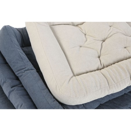 Letto per animali domestici Home ESPRIT Beige Grigio Crema Grigio scuro 72 X 60 X 9 CM 2 Unità