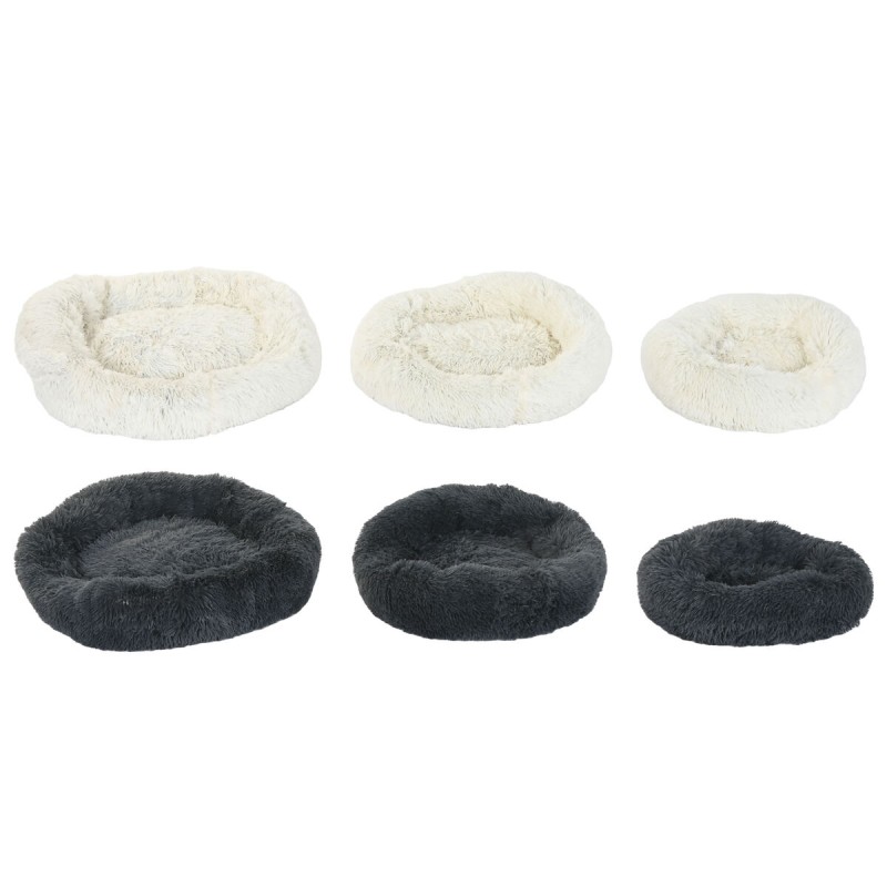 Letto per animali domestici Home ESPRIT Bianco Grigio scuro 73 X 64 X 16 CM 2 Unità Letto per animali domestici Home ESPRIT Bianco Grigio scuro 73 X 64 X 16 CM 2 Unità