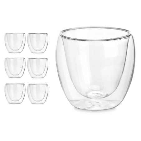 Bicchiere di acqua Vivalto OCT-DG2319 Trasparente Vetro Borosilicato 100 ml (6 Unità)