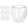 Bicchiere di acqua Vivalto OCT-DG2319 Trasparente Vetro Borosilicato 100 ml (6 Unità)