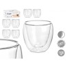 Bicchiere di acqua Vivalto OCT-DG2319 Trasparente Vetro Borosilicato 100 ml (6 Unità)